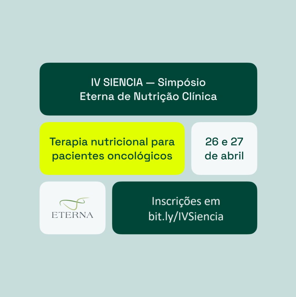 IV SIENCIA - Simpósio Eterna de nutrição Clínica. 